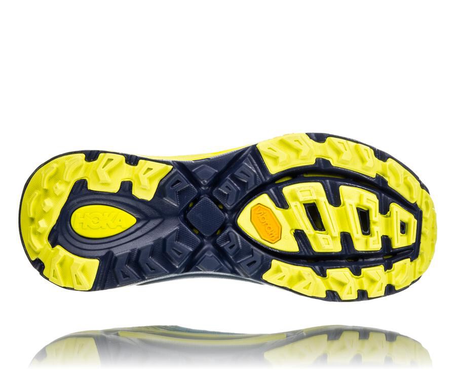 Tenis Trail Hoka One One Feminino Azuis/Verdes - Evo Mafate 2 - 294-HIMFWR